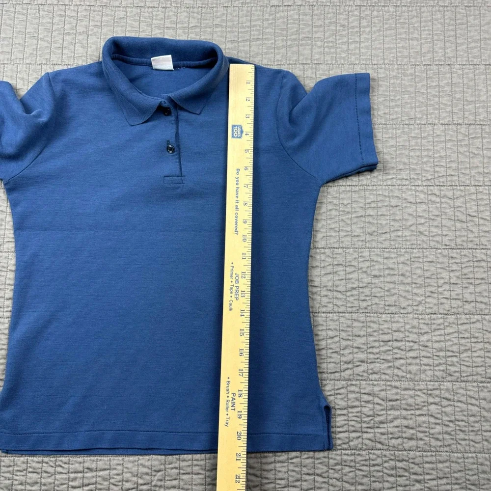 True Vintage Nike Shirt Men Small Blue‎ Polo Sportswear 70s 1970s Made In USA